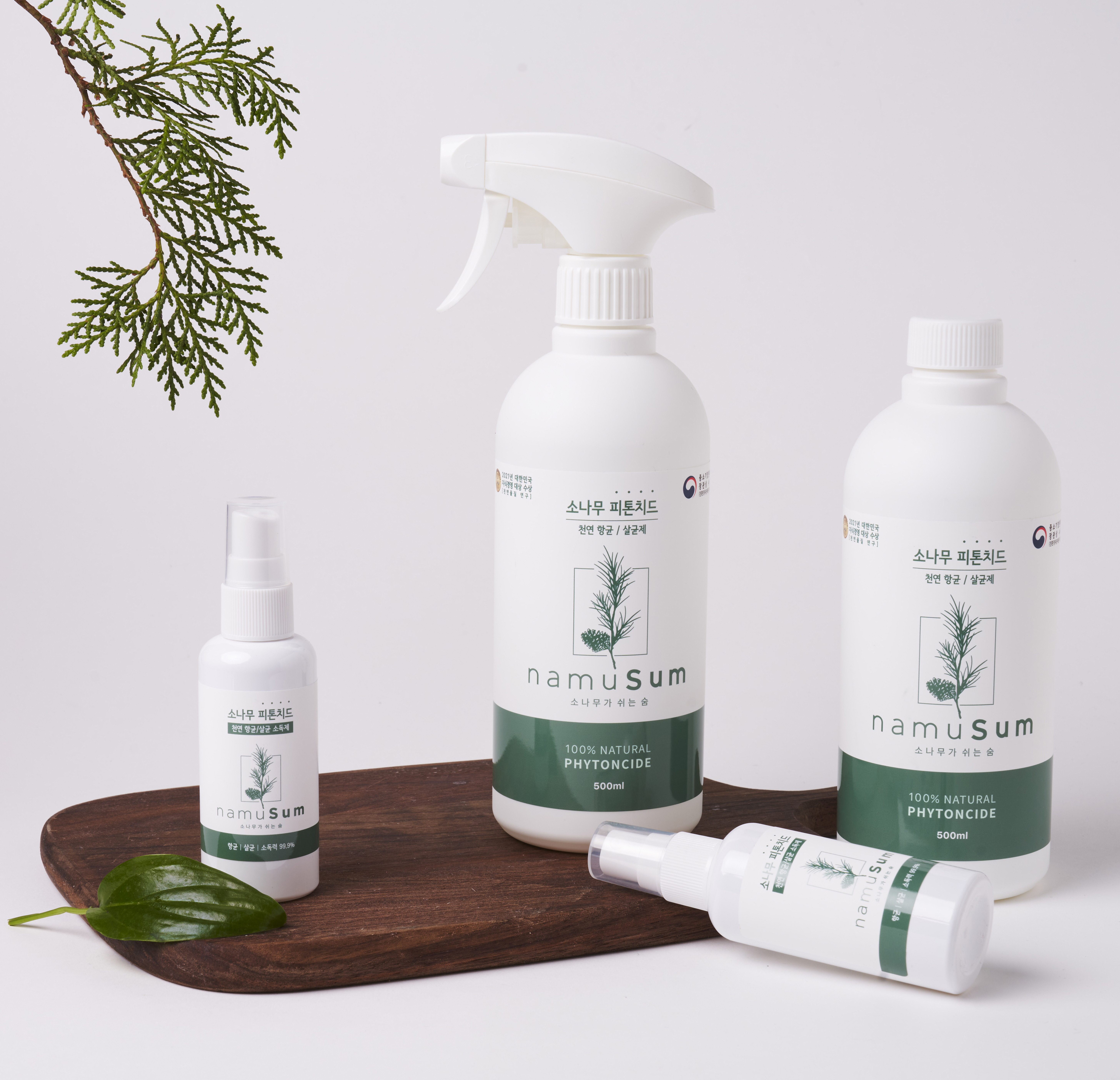 나무숨 홍송오일 피톤치드(namuSum Red Pine Oil Phytoncide) [500ml] [리필용]