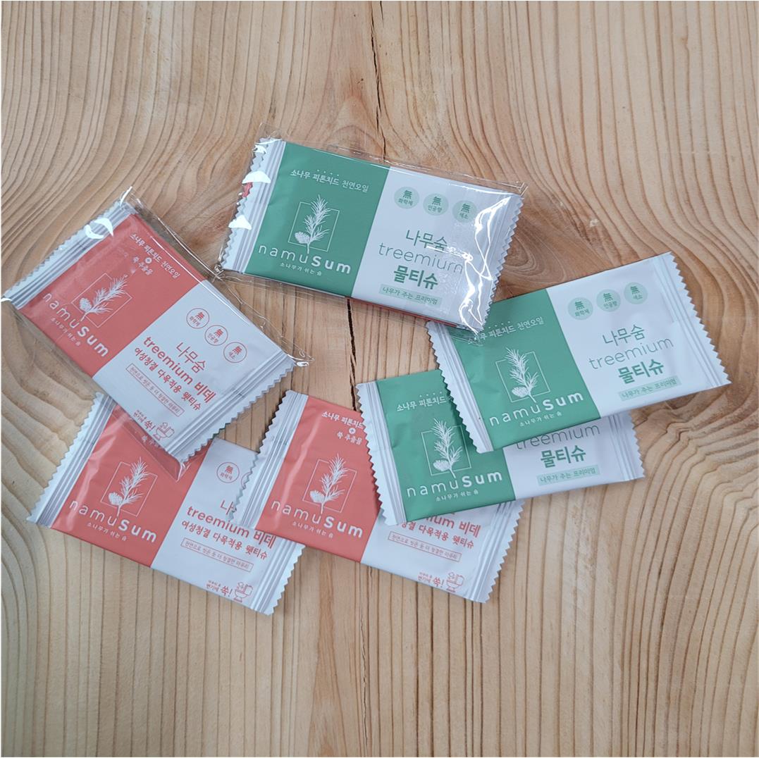 나무숨 트리미엄 위생 물티슈(namuSum Treemium Hygiene Wipes) [1P] 